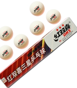 QUẢ BÓNG BÀN 3 SAO DHS 40( THƯỜNG)-6 QUẢ