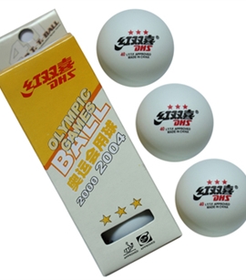 QUẢ BÓNG BÀN 3 SAO DHS 40( THƯỜNG)-3 QUẢ